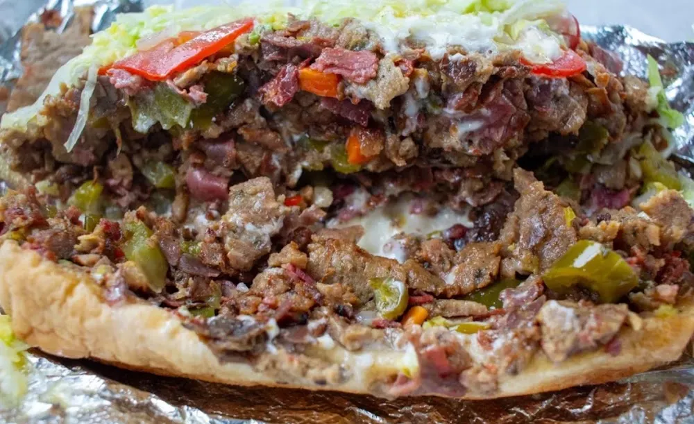 Steak Burger Gyro Sandwich Cheese Burger